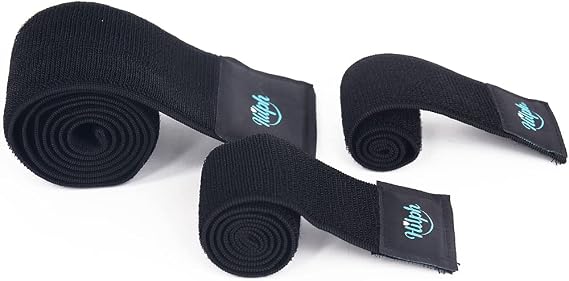 Hilph Ice Pack Strap, Stretchable, 3 Sizes Belt Extender Secure Straps | Elastic Hook and Loop Extension Straps, Add Length to Most Ice Packs, Secure Ice Pack, Multiple Use for Knee, Back, Shoulder