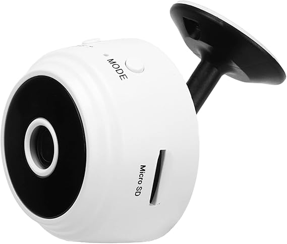 ciciglow A9 Camera Indoor, 1080P Magnetic Pet Dog Camera Baby Camera Mini Camera Security Camera (White)