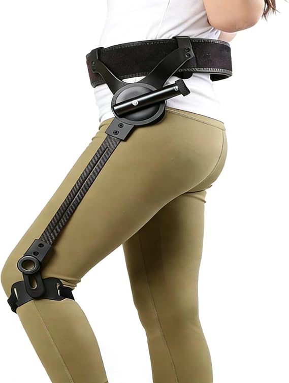 Exoskeleton, Exoskeleton Legs Training Equipment, Assistance Products, 3 Level Adjustable Strength, Mobility Walking Aids for Adults & Elderly(Leftleg,Medium)
