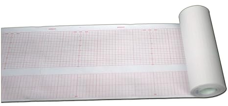 COROMETRICS 4483AAO, 140MM X 30M Fetal Monitoring Chart Paper (10 Rolls/Box)