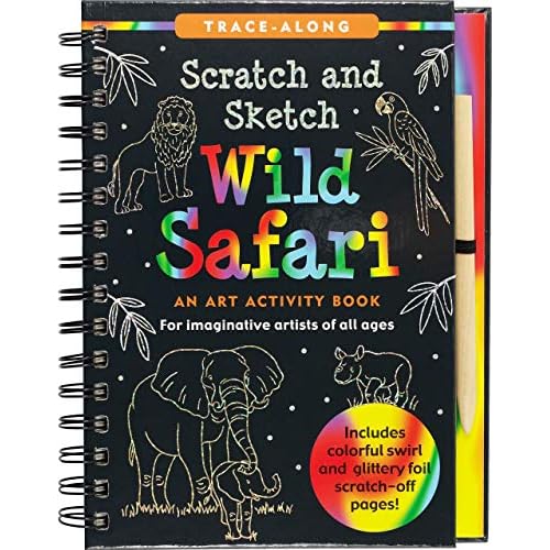 Scratch & Sketch Wild Safari Trace Along Spiral-bound – June 12, 2020