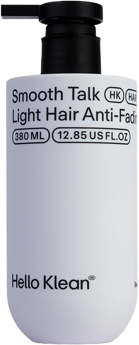 Hello Klean Smooth Talk Light Hair Anti-Fading Conditioner - Hydrates & Repairs to Reverse Damage Caused by Hard Water - Prevent Colour Fade & Protect Against Yellow Tones - With UV Protection