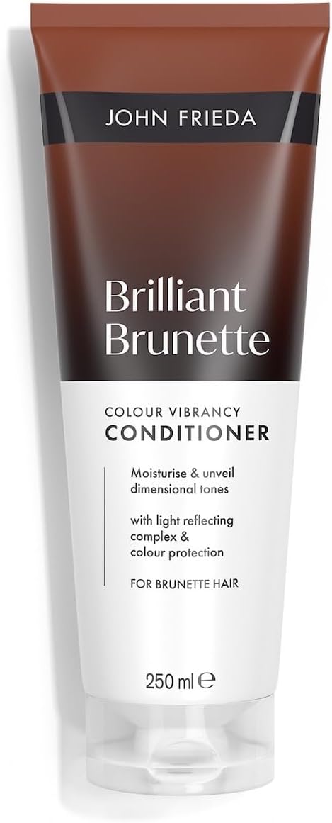 John Frieda Brilliant Brunette Colour Vibrancy Conditioner 250ml