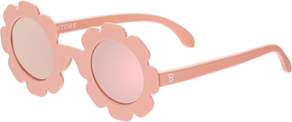 Babiators Blue Series Polarized UV Protection Children's Sunglasses, Rose Gold - Ages 6+