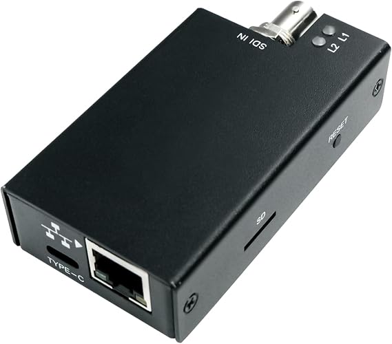DDMALL HEVC Encoder SD/HD/3G-SDI to IP Encoder for Live, H.265 H.264 Video Audio Live Encoder, 2K Cloud-Based SRT Encoder with SRT, RTMP/RTMPS, RTSP, or UDP, Model SEV-2K