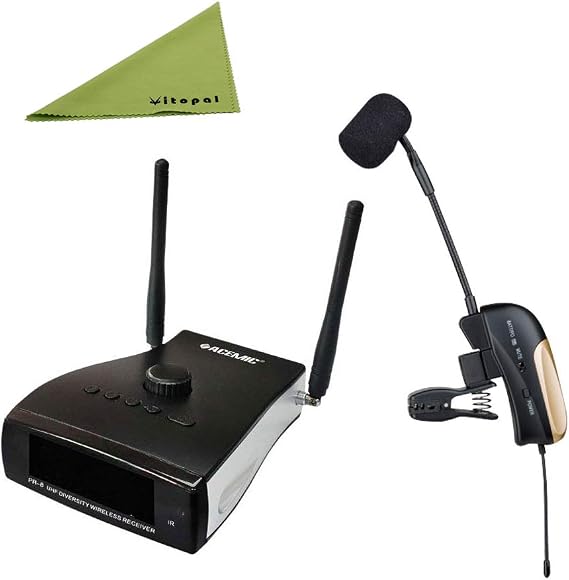ACEMIC PR/8-ST4 Portable Wireless Microphone for Saxophone with Echo Effect