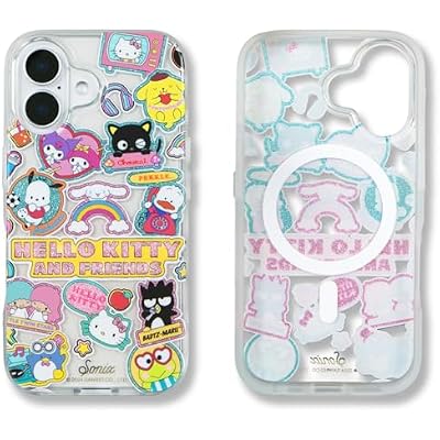 Sonix x Sanrio Case for iPhone 17 | Compatible with MagSafe | 10ft Drop Tested | Hello Kitty and Friends Stickers