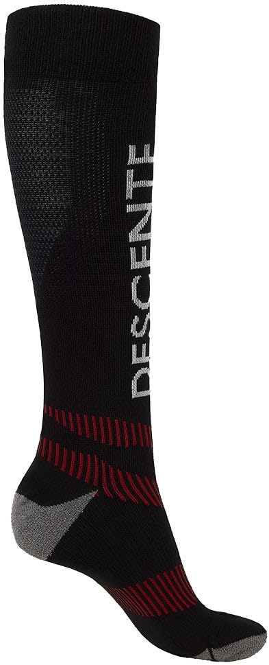 DESCENTE ARCH SPIRAL SOX, Black, 7_8