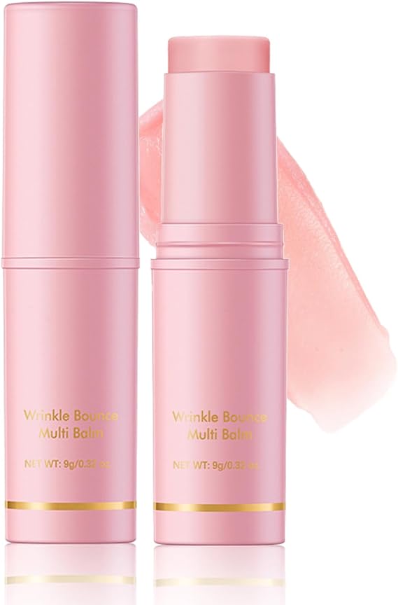 2PCS Wrinkle Bounce Multi Balm,Collagen Wand Stick,Multi-Use Lip Care Korean Skincare,Hydrating,Enhance Elasticit, Anti-Wrinkle,All-in-One Boosting