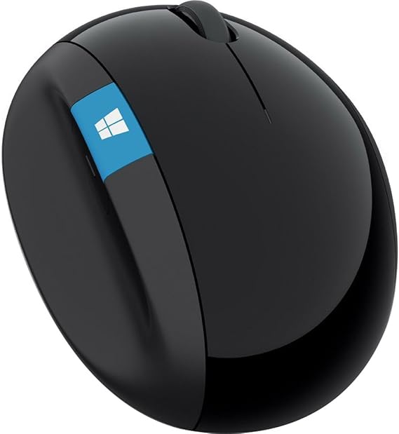 Microsoft MAIN-35956 Sculpt Ergonomic Mouse (L6V-00001), Black