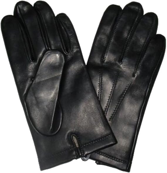 Fownes Men's Cashmere Lined Black Metisee Lambskin Leather Gloves-2XL