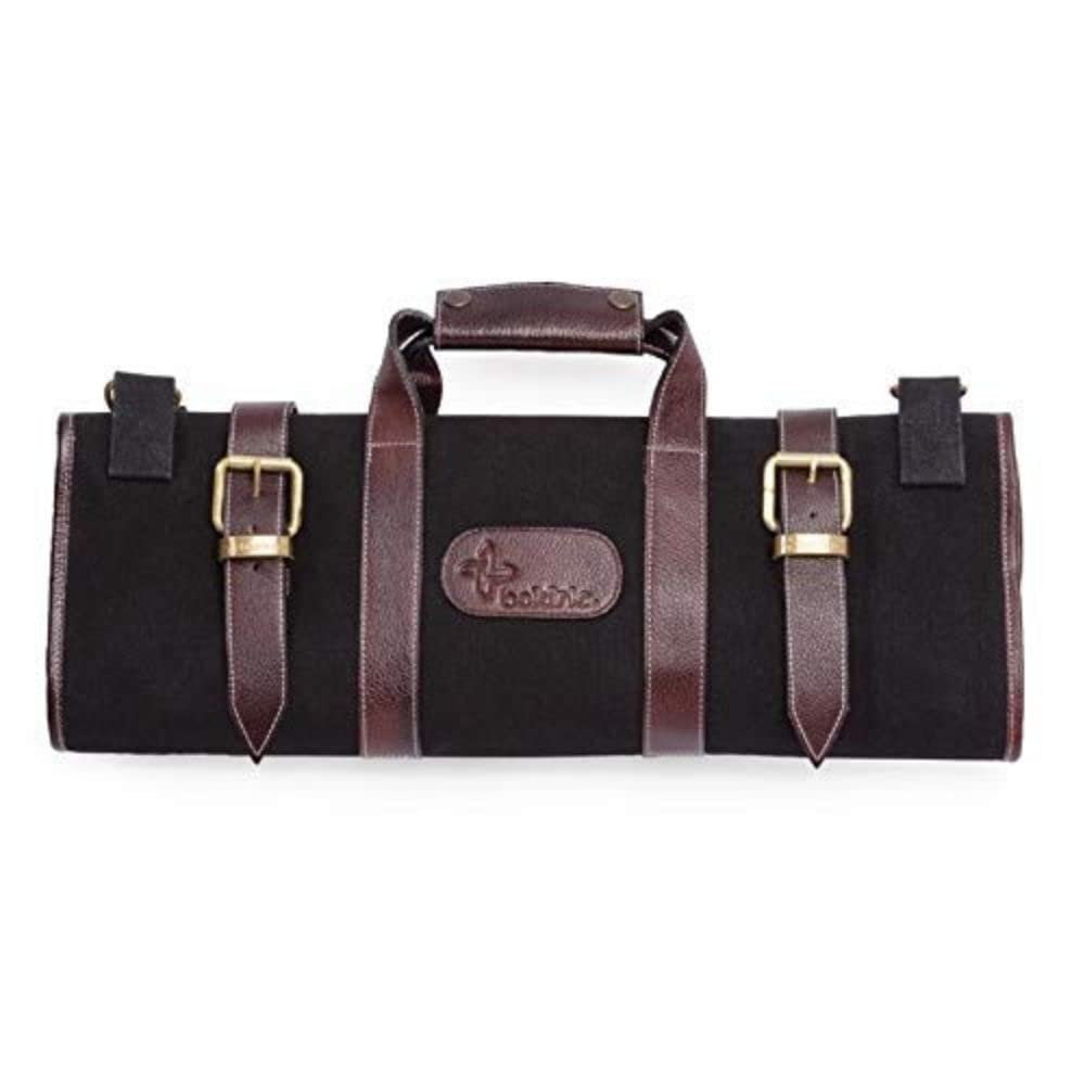 Boldric CM557 Canvas Knife Bag, 17 Slots, Black
