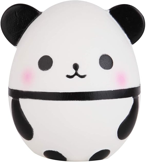 Anboor 3.9 Inches Squishies Panda Egg Kawaii Soft Slow Rising Mini Animal Squishies Squeeze Fidget Toys for Kids Collection Stress Relief Kid's Toys