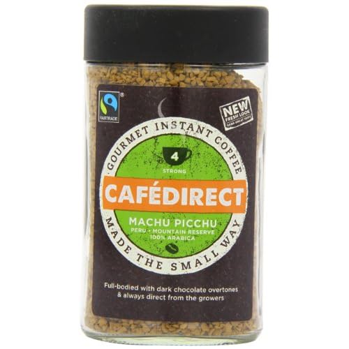 Cafedirect Caf Direct Fairtrade Organic Machu Picchu Coffee 100 G Pack Of 2