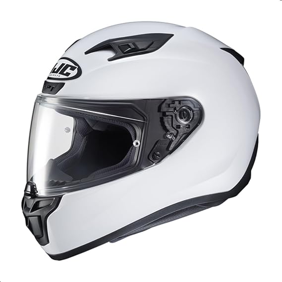 HJC i10 PLUS Solid Natural Motorcycle Helmet, DOT Approved