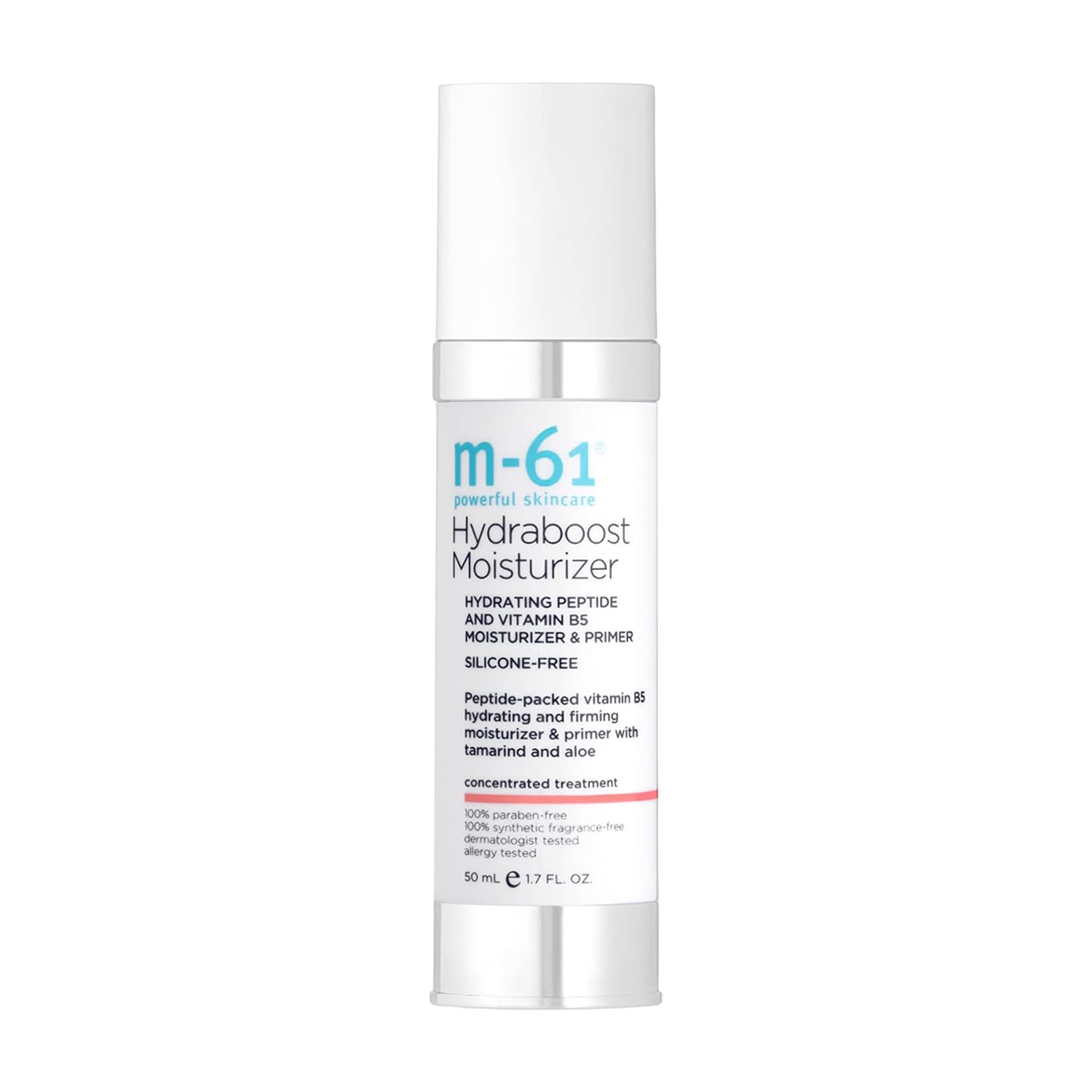 M-61 Hydraboost Moisturizer, Hydrating Peptide and Vitamin B5 Moisturizer & Primer