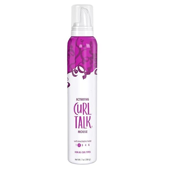 Curls Talk Curls Activating Hair Mousse, 7 oz