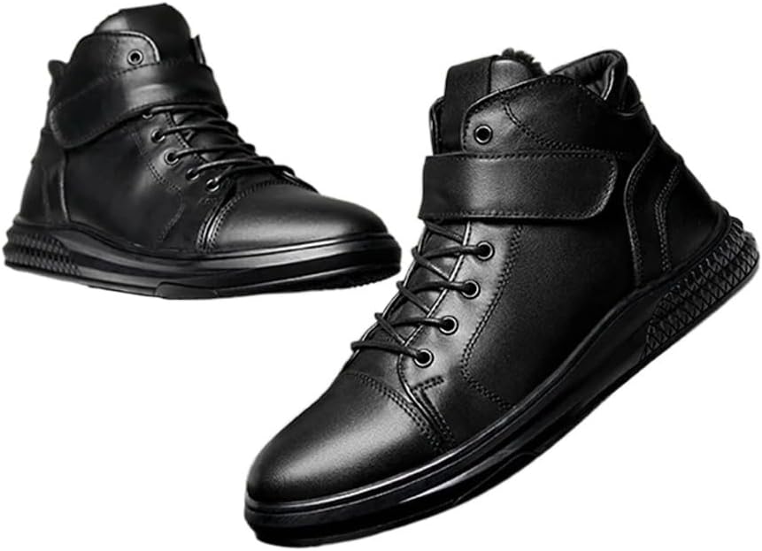 Winter Waterproof Men Plush Warm Snow Men Sneakers Ankle Leather Outdoor Mens Business Shoes Image Color 10 Code