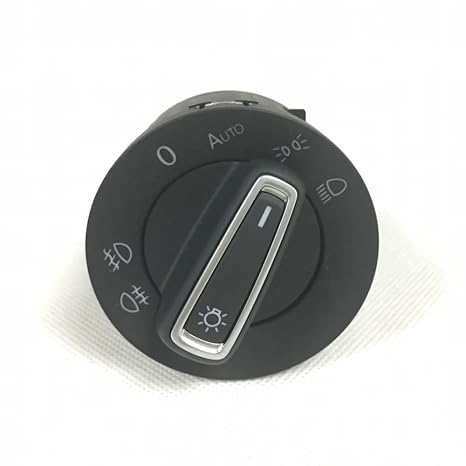 Car Headlight Knob, for Golf MK7, for Polo 6C Auto Light Sensor with Headlight Switch Car Headlight Switch Car Headlight Control Sensor