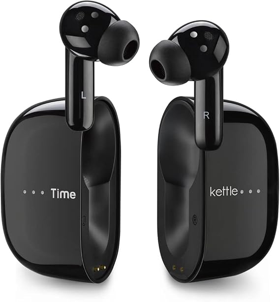 Timekettle M3 Language Translator Earbuds,Two-Way Translator Device with APP for 40 Languages Online,Voice Bluetooth Translator Earbuds,Compatible with iOS,Android (Online Version) Black