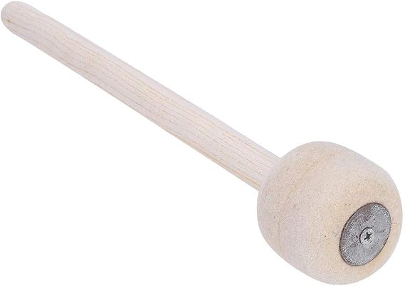 Drum Mallet, Wooden Felt Hammer for Bass Percussion, Portable Drumstick for Student Professionals