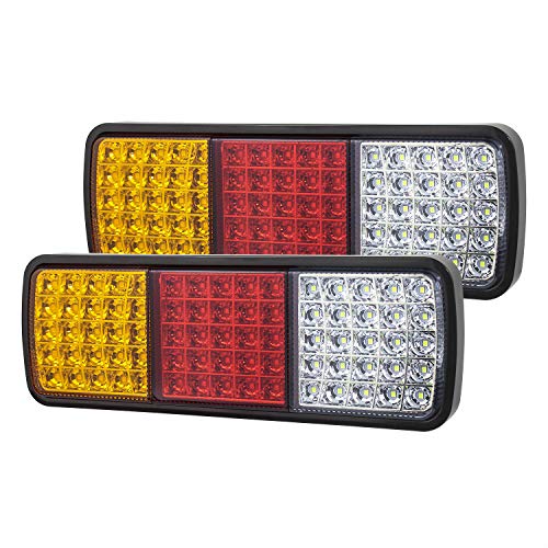 LINKITOM 75 LED Truck Tail Light Bar, Super Bright 12v Turn Signal Brake Reverse Taillight for Truck Boat Snowmobile Trailer Pickup RV Camper UTV UTE Vans 2PCS