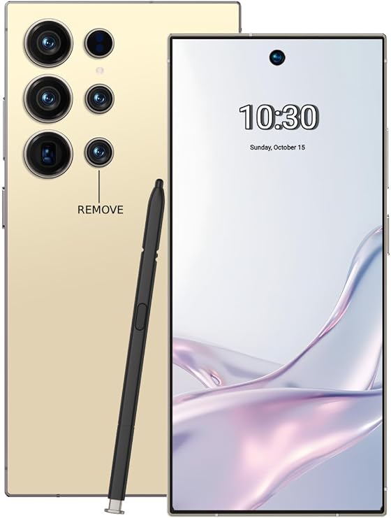 C25 Ultra NFC 12GB+512GB Android 15 Unlocked Phones, 6.9" Sreen | 8000mAh Long-Lasting Battery/Snapdragon 8 Gen4 Unlocked Smartphone/Face Unlock/Dual SIM 5G NFC Phone- Grey