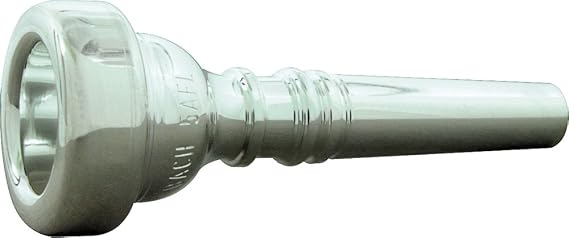 Bach 3427D Silver Plated 7D Cup Flugelhorn Mouthpiece, Medium Shallow