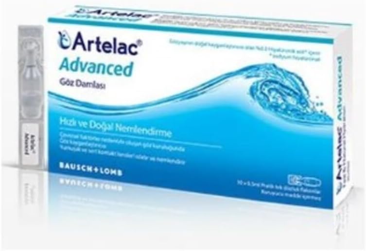 Bausch & Lomb Artelac Advanced Göz Damlası, 0,5 ml x 30 Adet