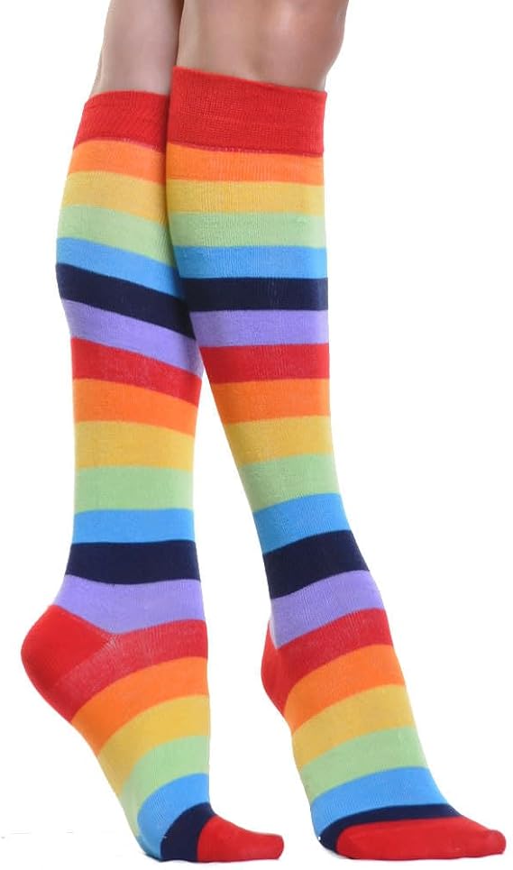 Angelina Novelty Assorted KNEE HIGH Women's Kids Girls Socks
