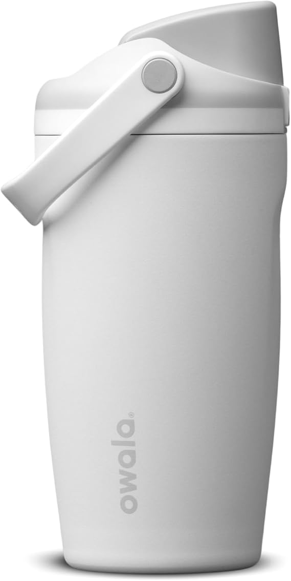 Owala FreeSip Sway Stainless Steel Water Bottle 18 oz Shy Marshmallow