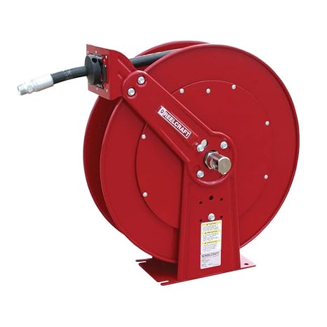 Reelcraft PW81100 OHP Pressure Wash Spring Retractable Hose Reel, 3/8" x 100', 5000 Psi