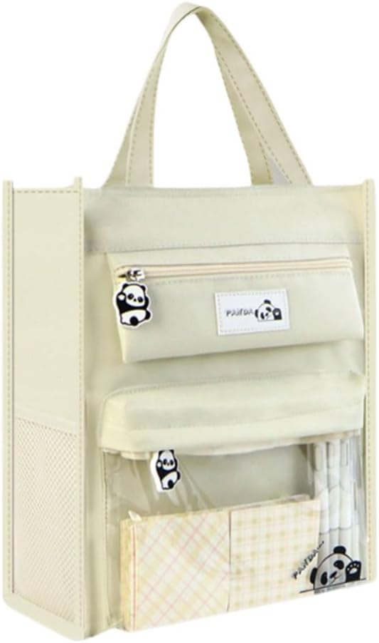 A4 Document Bag File Tote Bag Student Document Folder Student File Bags Portable Students Stationery Pouch Organiser Office Files Storage Bags Zip Pouch Students Office Supplies Travel Pouch