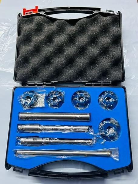 5 Pcs Set Carbide Tipped Valve Seat Face Cutter Vintage Modern Car Bikes New Plastic Box Packed