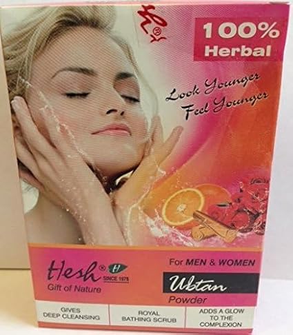 Hesh 100% Ayurvedic Herbal Ubtan Powder 100G For Men & Women