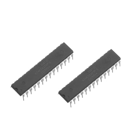2pcs ATMEGA328P-PU 8-bit Microcontroller 4/8/16/32K Bytes,DIP-28.