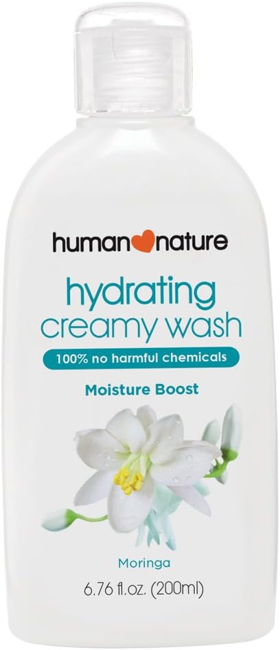 Human Nature Natural Hydrating Creamy Facial Wash with Moringa (6. 76 fl oz)