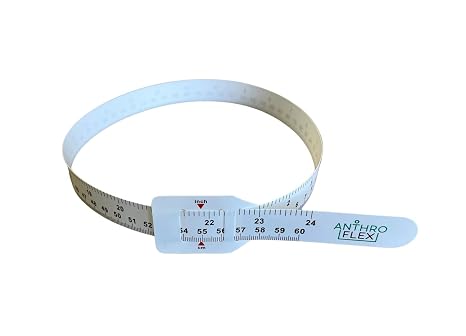 (Pack of 25) AnthroFlex Infant Head Circumference Tape Measure for Pediatrics, Baby, Babies - Plastic, Reusable, Non-Stretchable with End Insert - for OFC Occipital Frontal Circumference Measurement