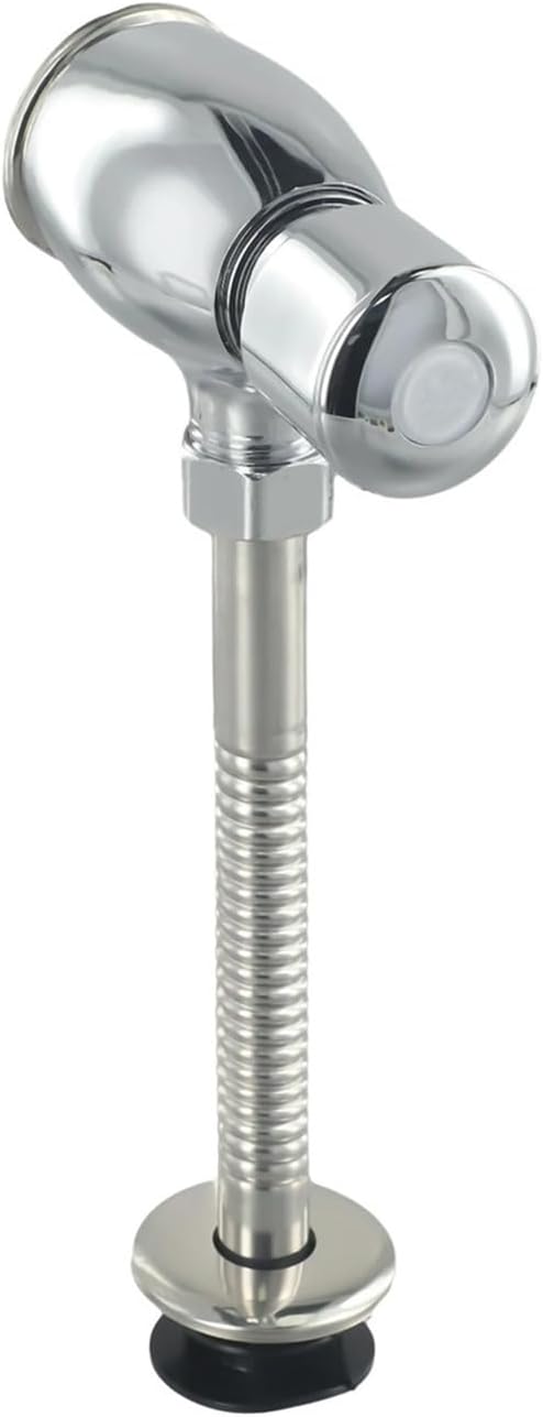 Manual Water Closet Flushometer 1pcs Automatic Shutoff Button Type for Public Toilets Urinal Flush Valve