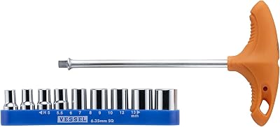 VESSEL Eco Soft T-Bar Socket Set 460NT-9S