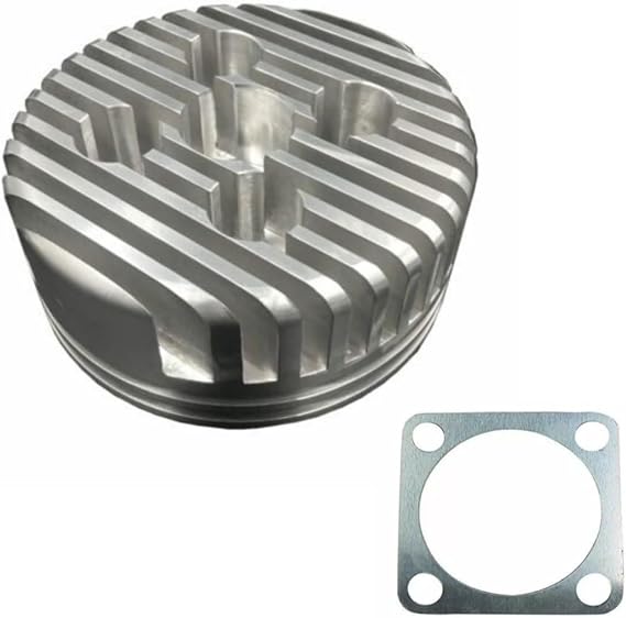2 Stroke Motor Cylinder Head with Gasket, Higher Performance Racing Head | for Motorized Bicycle Parts 66cc/80cc/PK80