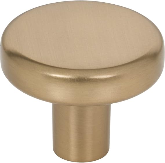 Elements Gibson 1-1/4" Diameter Mushroom Knob, Satin Bronze