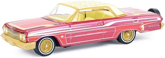 Greenlight 1/64 1963 Chevrolet Impala Lowrider, Michael Heralda Special Edition, Hobby Exclusive 2020001