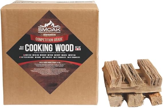 Cooking Wood Mini Splits - USDA Certified Kiln Dried (Cherry, 5-6in Tiny Pizza Oven Wood) for Portable Pizza ovens (729 Cubic Inches)