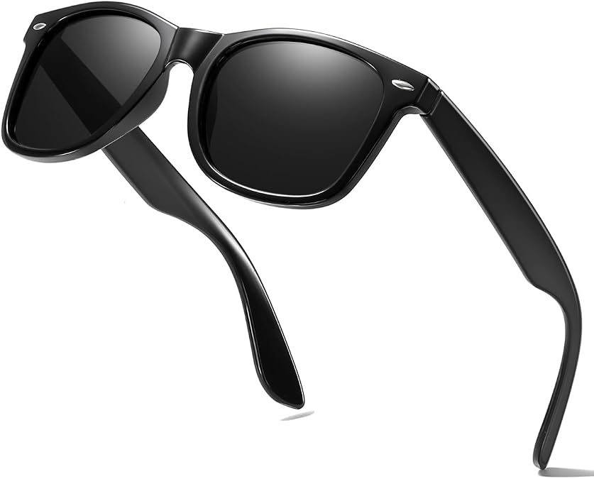 Retro Classic Polarized Sunglasses for Men Women Square Frame