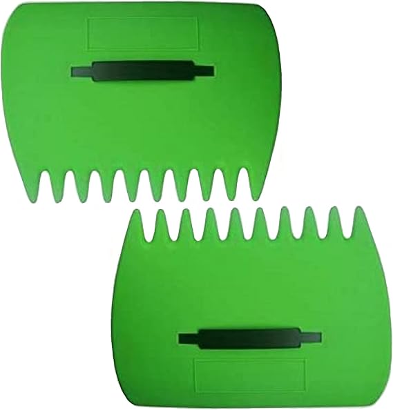 Leaf Grabber Set Paw Handheld Hazelnut Leaf Scoop Fast Lawn Remove Fallen Collection Great Tool Lawn Claw Leaf Blade Used to Pick Up Leaves, Grass Clippings, Trash (Green)