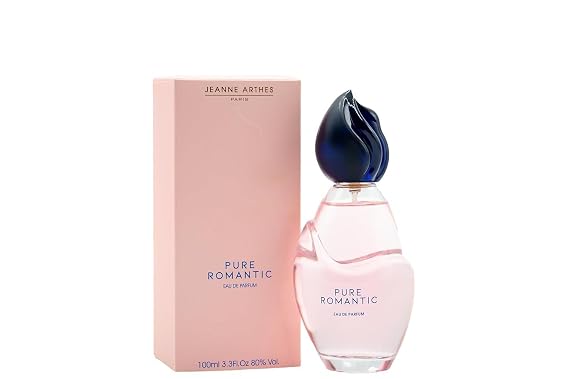 Jeanne Arthes - Pure Romantic Eau De Parfum - Spray Perfume for Women - Floral Fruity Scent - Notes of Bergamot, Orange Blossom, Blackcurrant - Made in France - 3.38 fl.oz