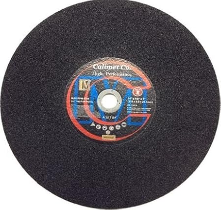 Calimetco 14''1/8''1'' Cutting Disc for Metal, Pack of 5, Max Rpm 4300 Super thin, via USPS Priority, Order Over $49 No Shipping Fee