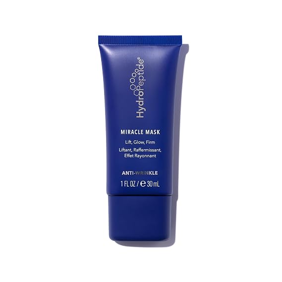 HydroPeptide Miracle Mask, Rinse-Off Treatment to Lift, Glow & Firm, 1 oz | Lifts & Firms, Boosts Glow, Smooths & Tightens & Revitalizes Tired Skin, Instant Event-Ready Peptide Treatment Mask