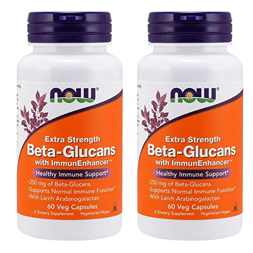 Beta-Glucans with ImmunEnhancera 60 VegiCaps Pack of 2